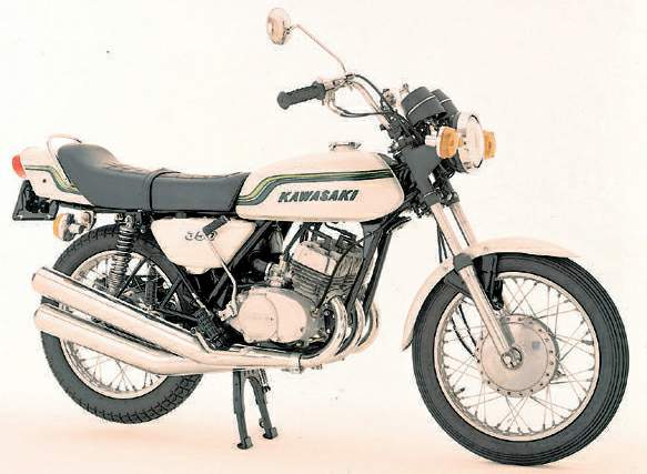 , 1971 &#8211; 1972 Kawasaki S2 350SS MKII