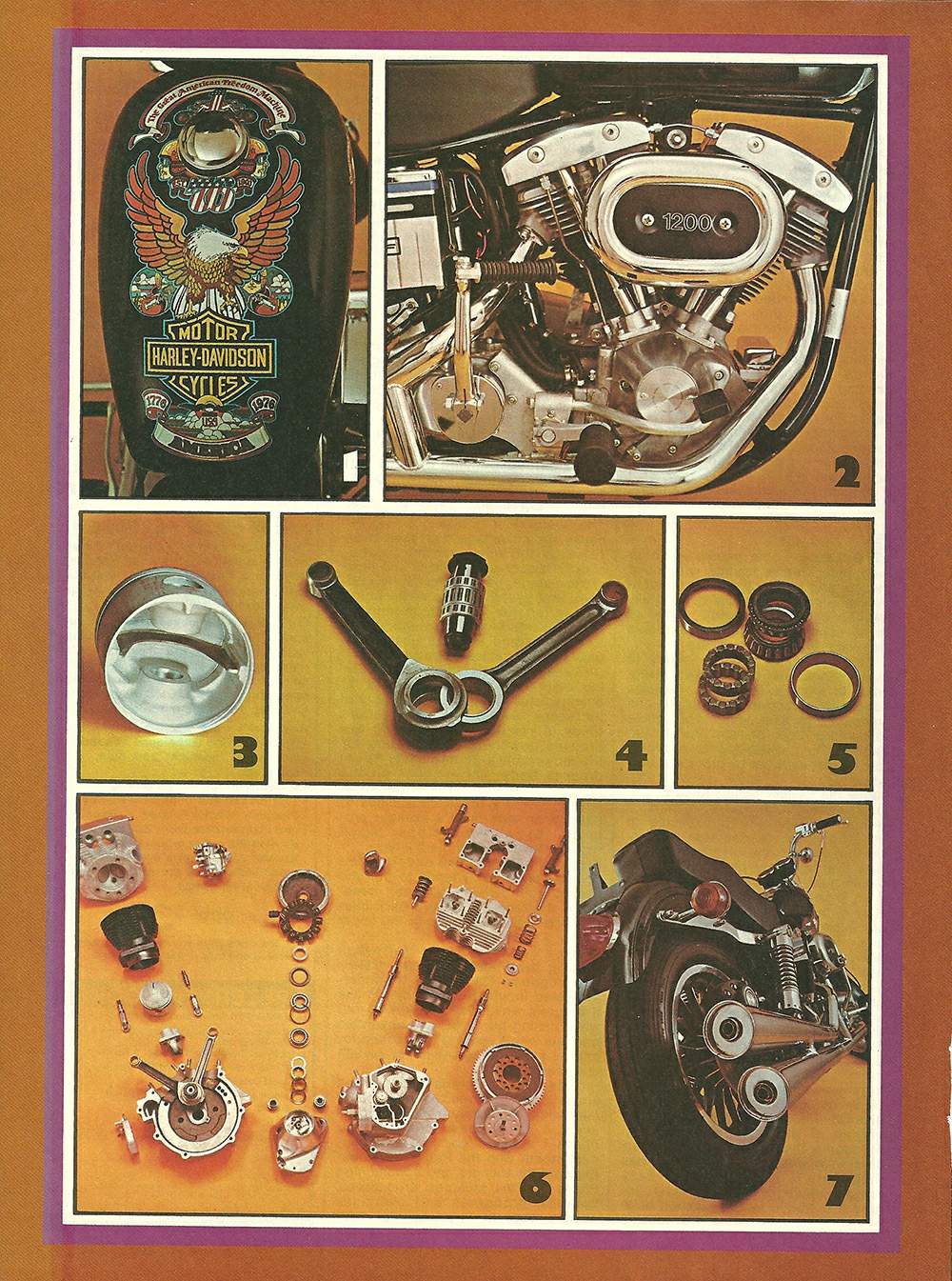 , 1976 Harley Davidson Super Glide Libertad Edición