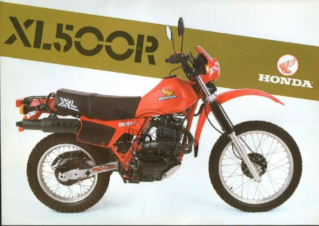, 1982 Honda XL 500R