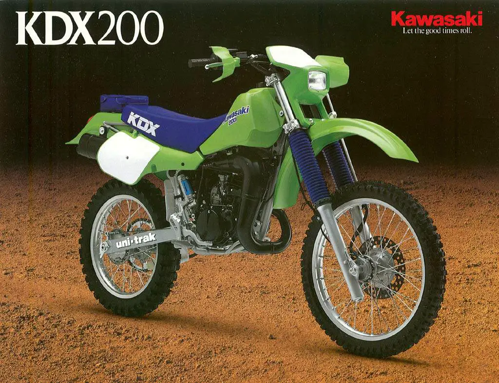 , 1986 Kawasaki KDX 200