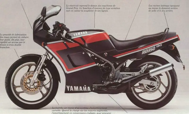 , 1986 Yamaha RD 350F