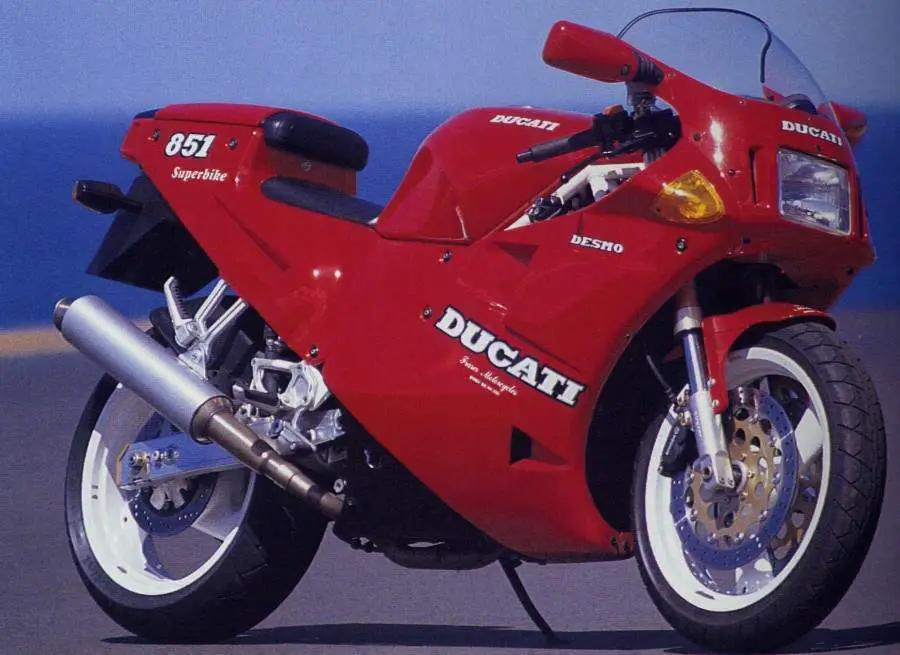, 1990 &#8211; 1992 Ducati 851 SP dos postes