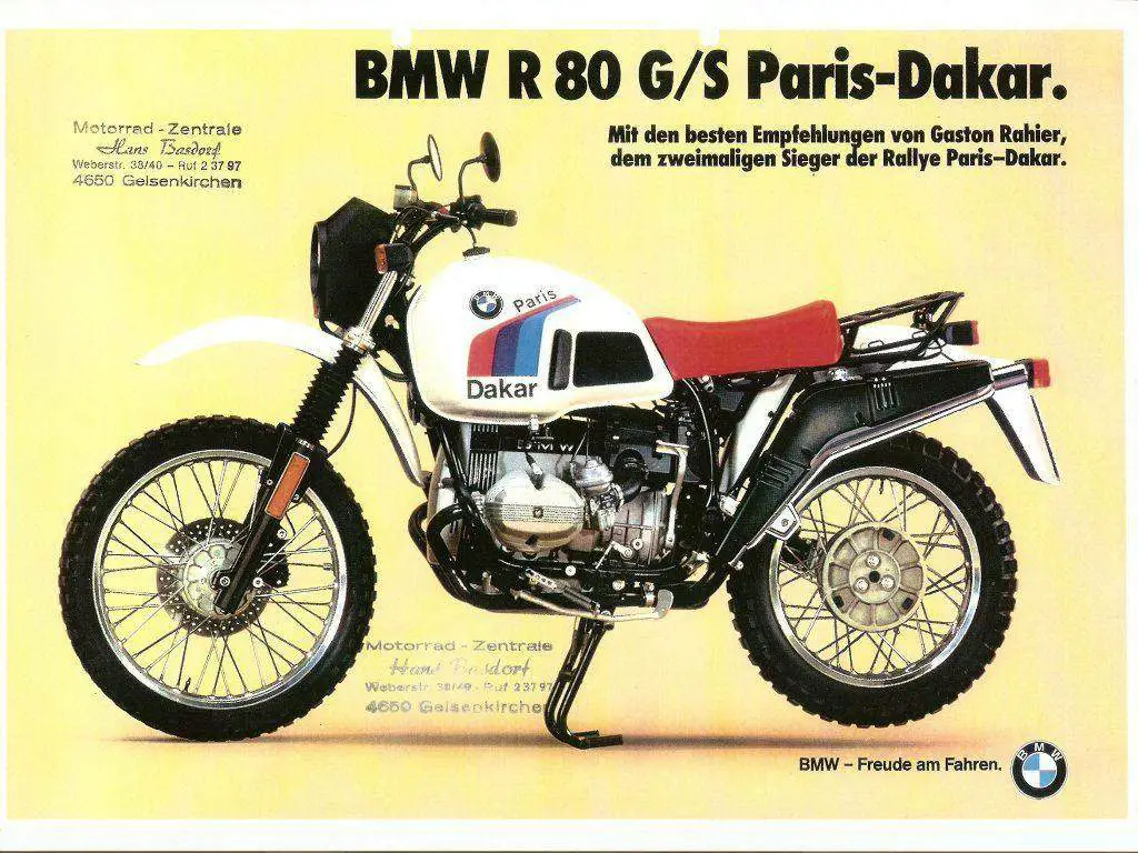 , BMW R80 GS París Dakar