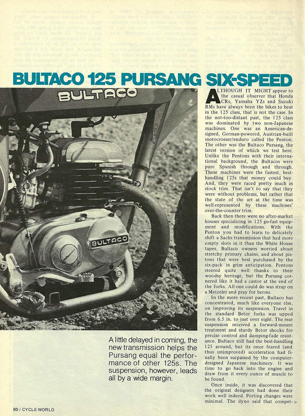 , Bultaco Pursang 125
