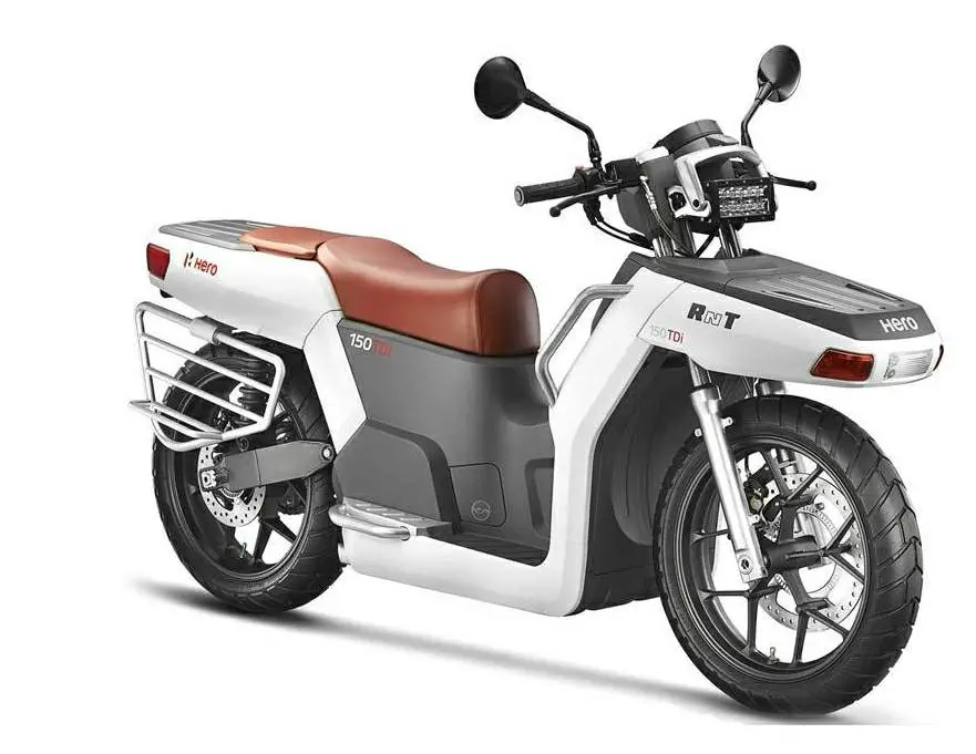 , Concepto de scooter diésel Hero RNT 150