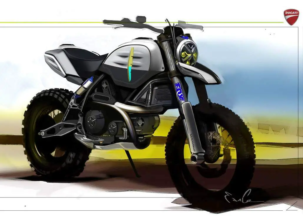 , Concepto de trineo Ducati Desert Scrambler