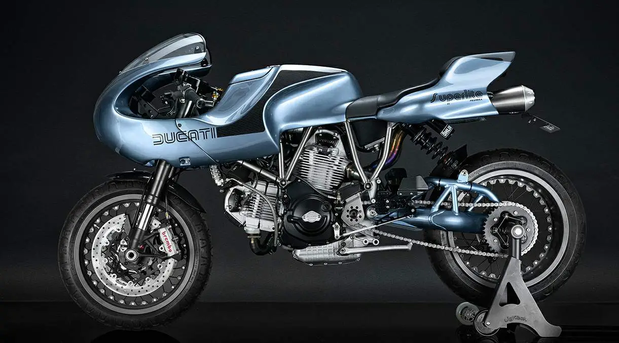, Ducati MH900E «Superlite» en Red Max Speed ​​Shop