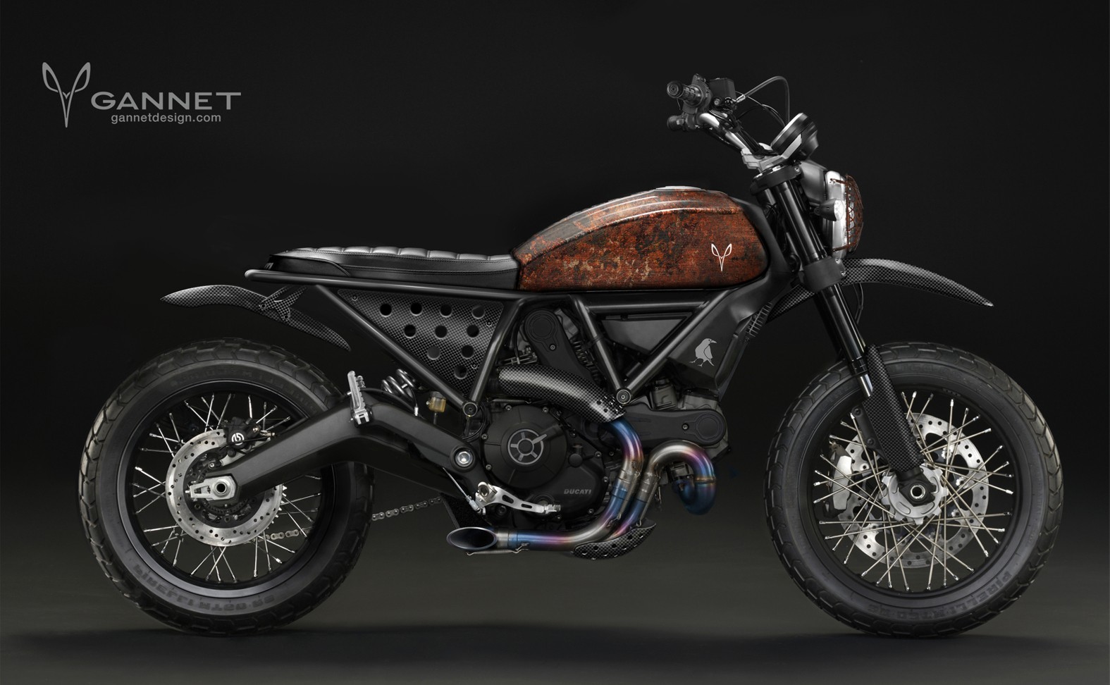 , Conceptos Ducati Scrambler de Gannet Design