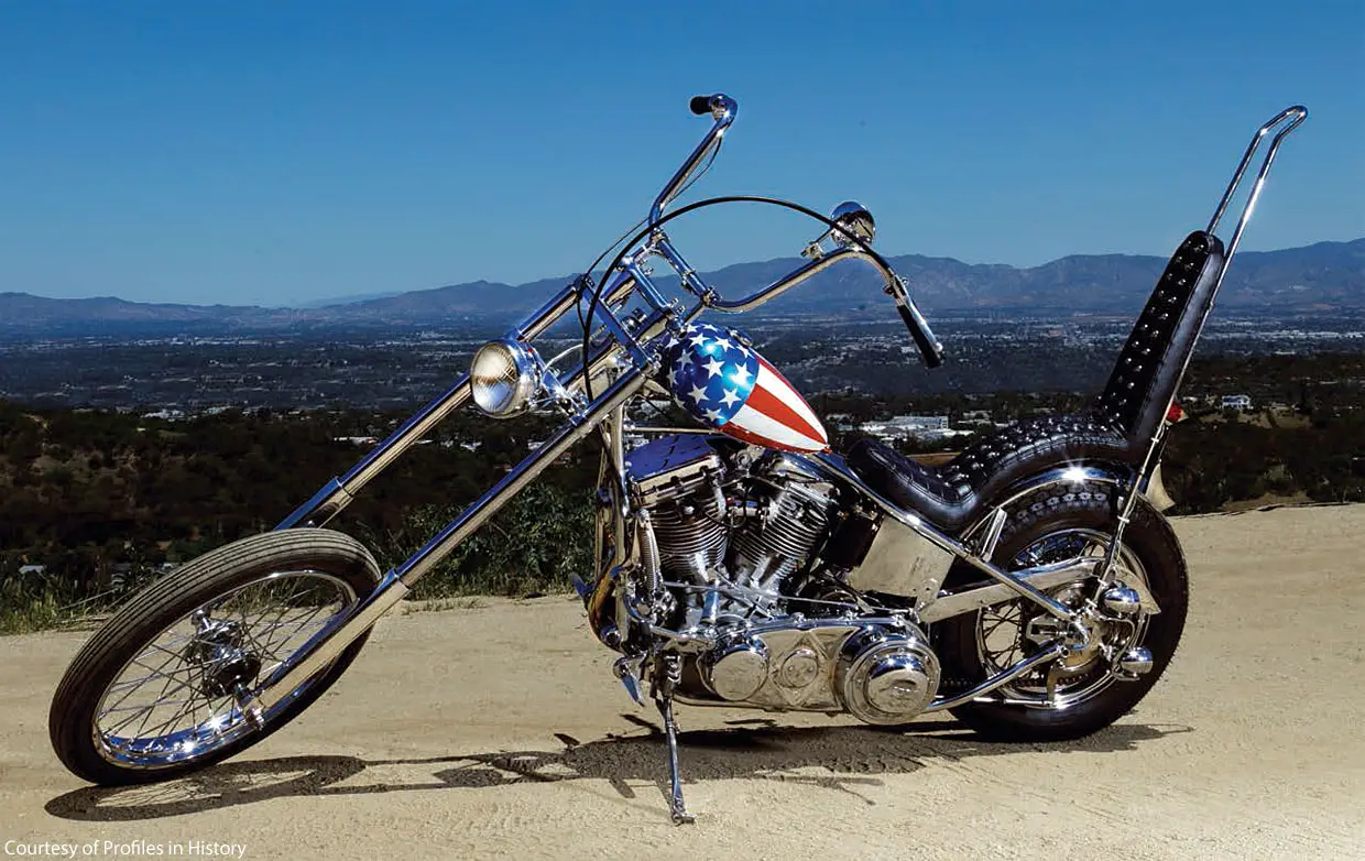 , Harley Davidson Easy Wheels Capitán América Chopper