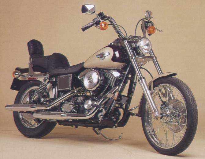 , Harley Davidson FXDWG Diapositiva inmediata FXDWG 95 Aniversario