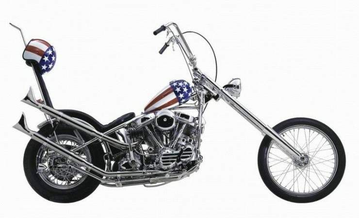 , Harley Davidson Easy Wheels Capitán América Chopper