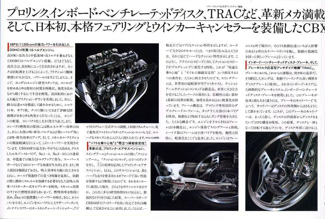 , Honda CBX 400Fintegra