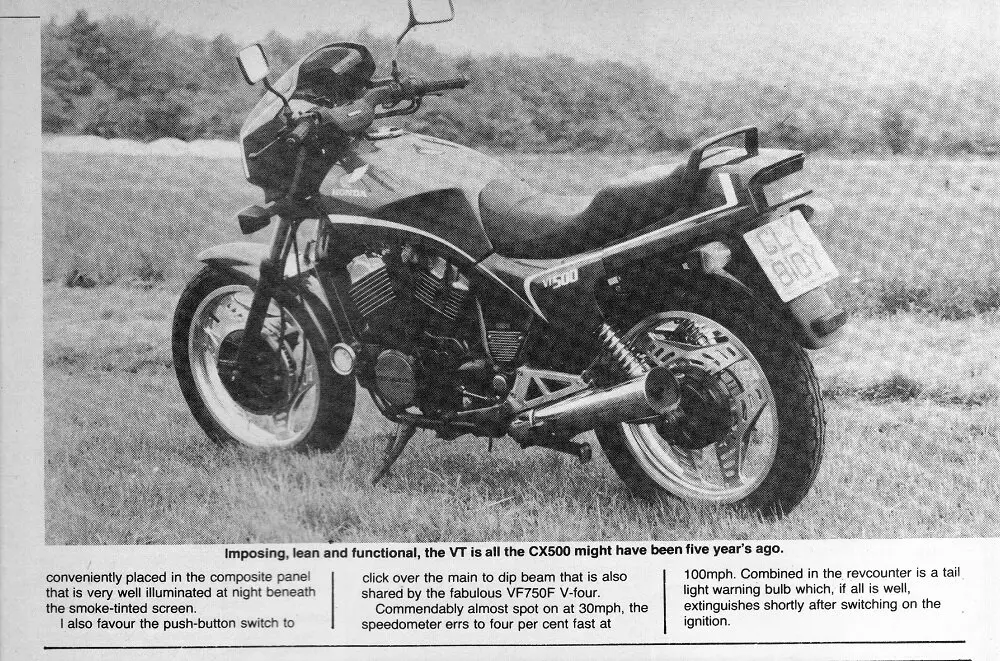 , 1983 Honda VT 500E &#8216;Euro&#8217;