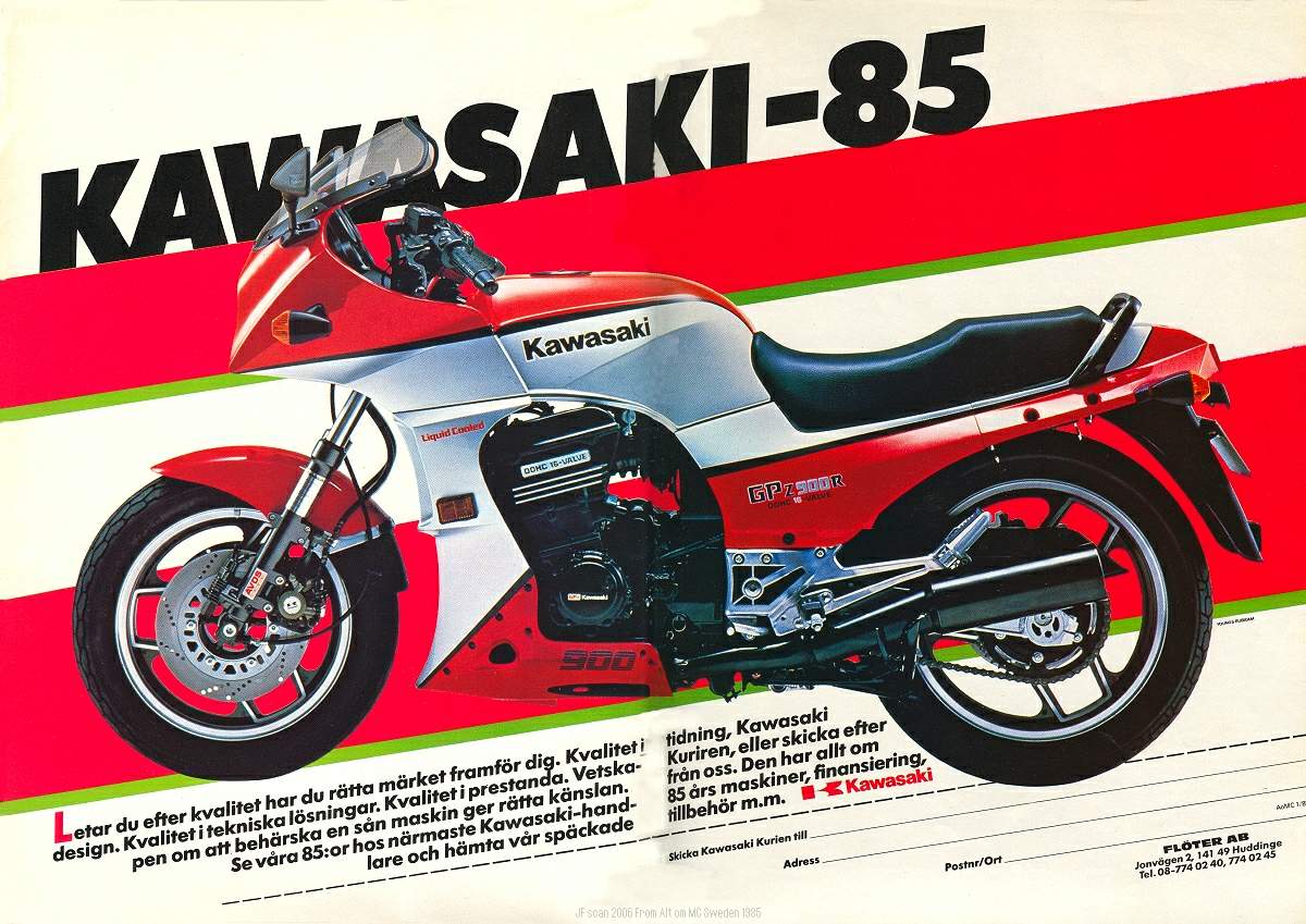 , 1985 Kawasaki GPz 750R Ninja / ZX 750R