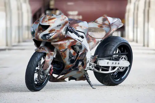 , Kawasaki Ninja ZX-10R rat bike de Altered Chrome Garage
