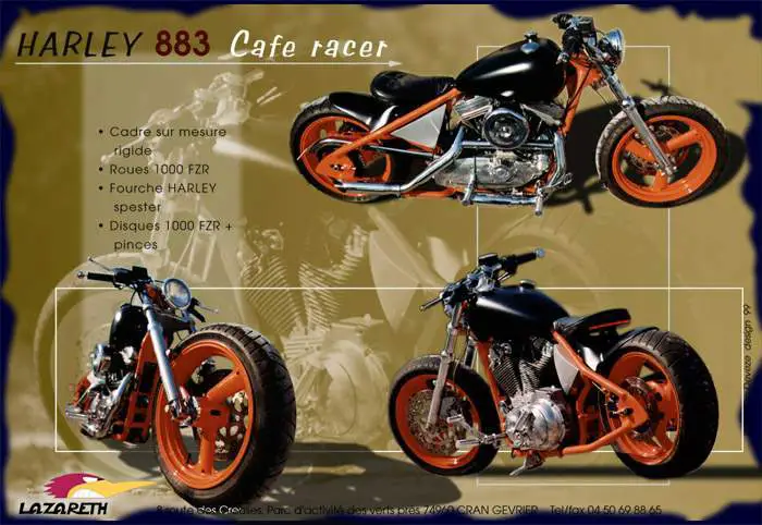 Lazareth Harley 883 Café Racer