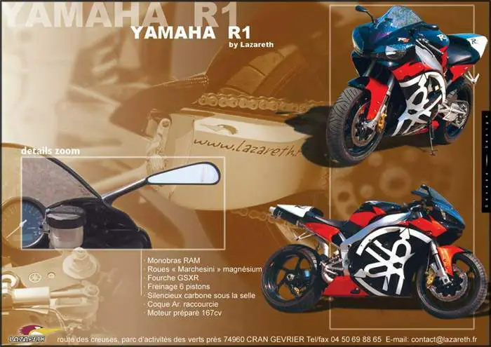 , Lazareth Yamaha R1