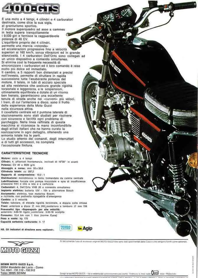 , Moto Guzzi 400GTS