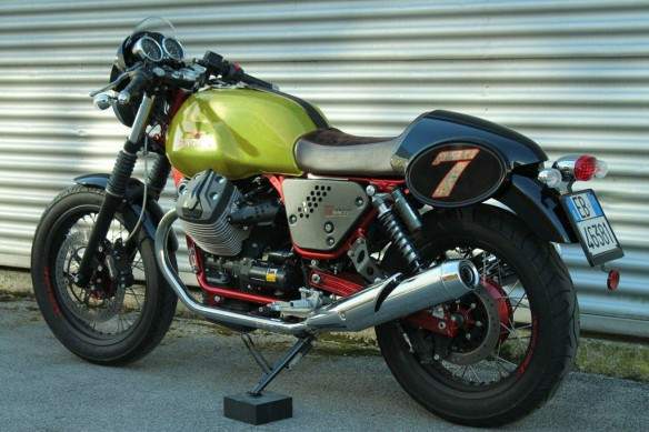 , Moto Guzzi V7 Clubman Racer Verde Legnano Edición Especial