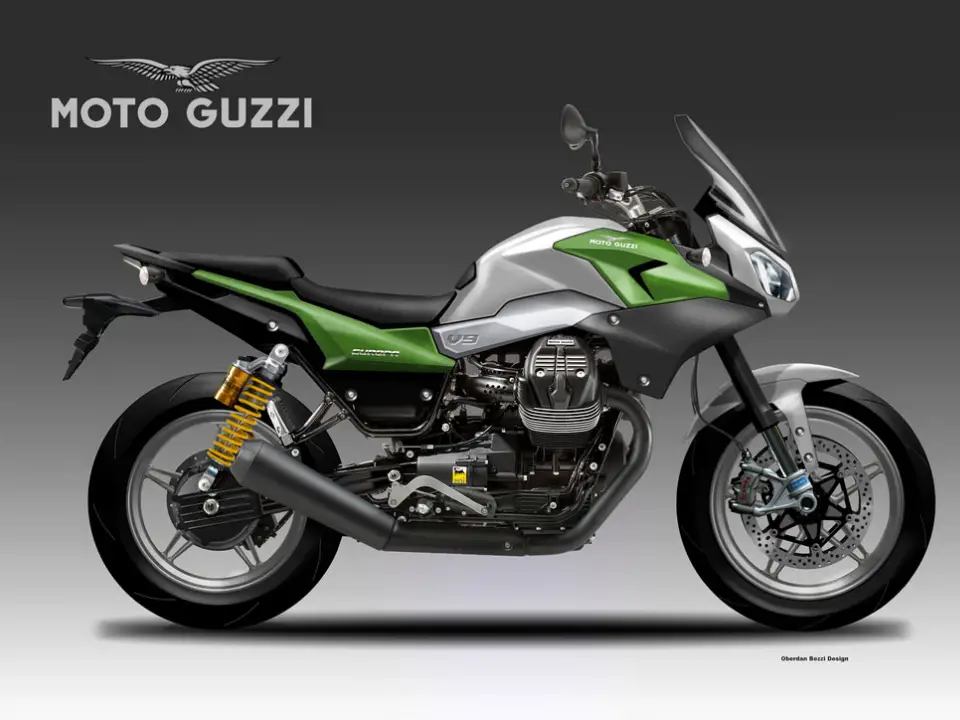, Conceptos Moto Guzzi V9 de Oberdan Bezzi