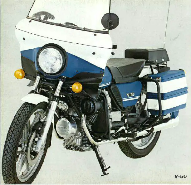 , Policía Moto Guzzi V 50