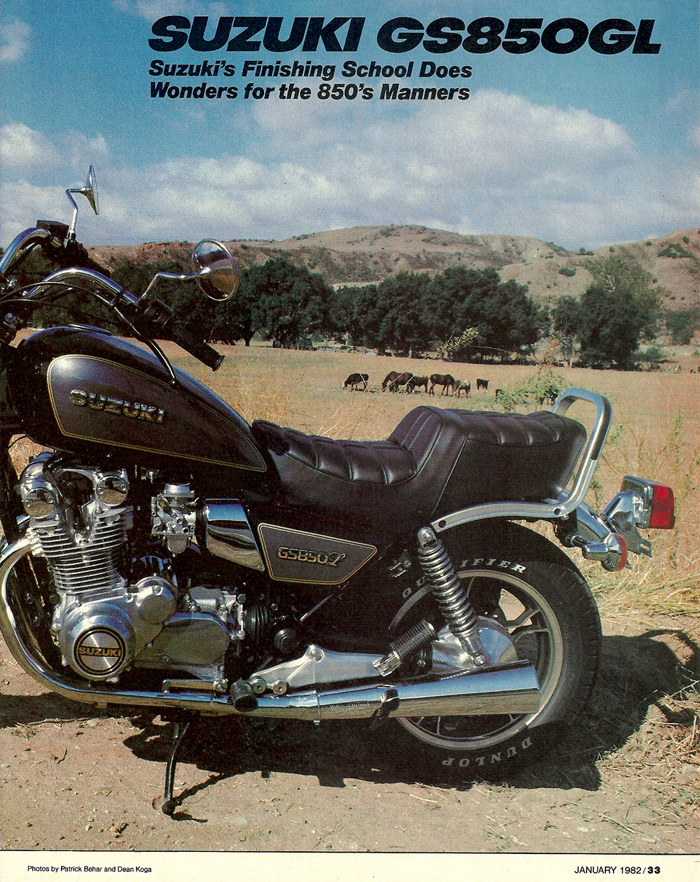 , 1981 Suzuki GS 850GL