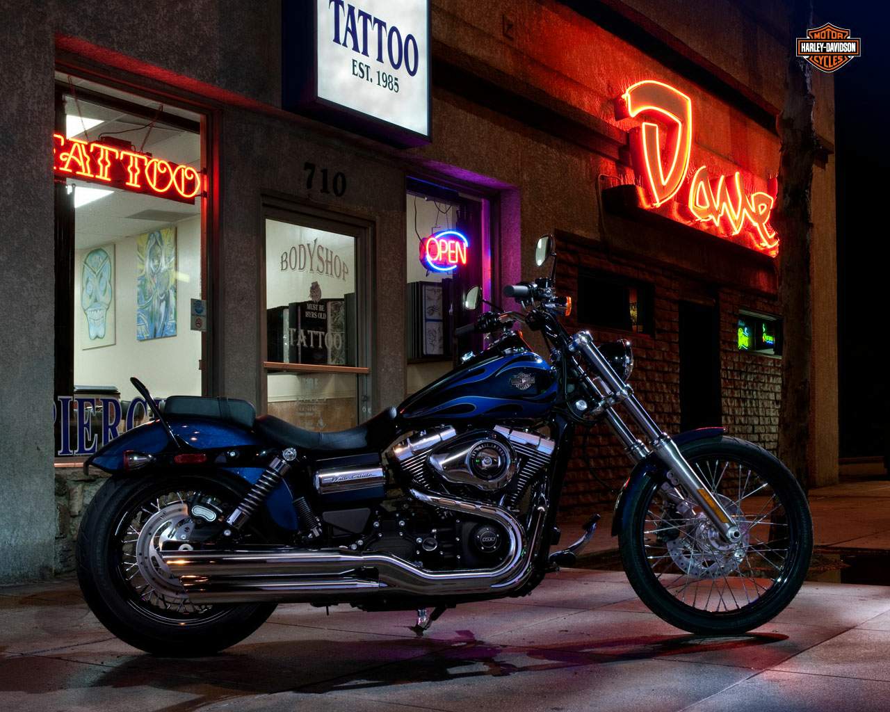 , Tobogán ancho King Harley Davidson FXDWG