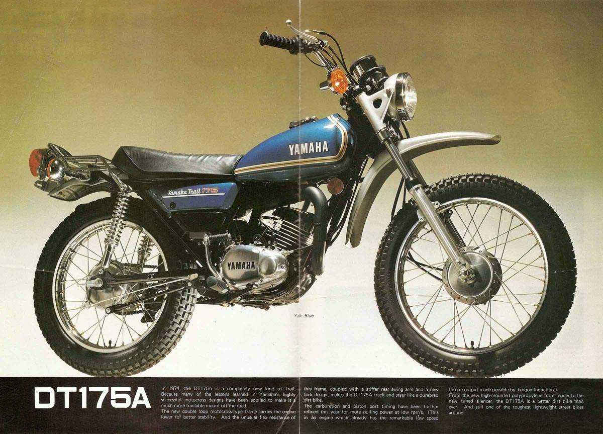 , 1974 &#8211; 1975 Yamaha DT 175