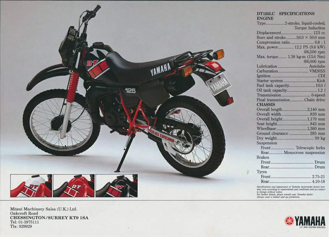 , Yamaha DT125