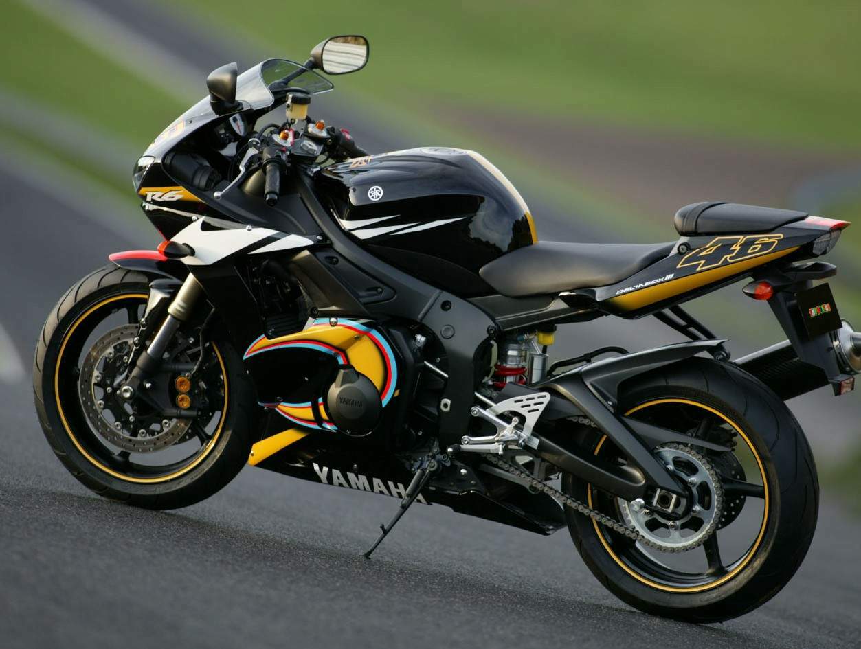 , Réplica de la Yamaha YZF-600 R6 Rossi “R46” de 2005