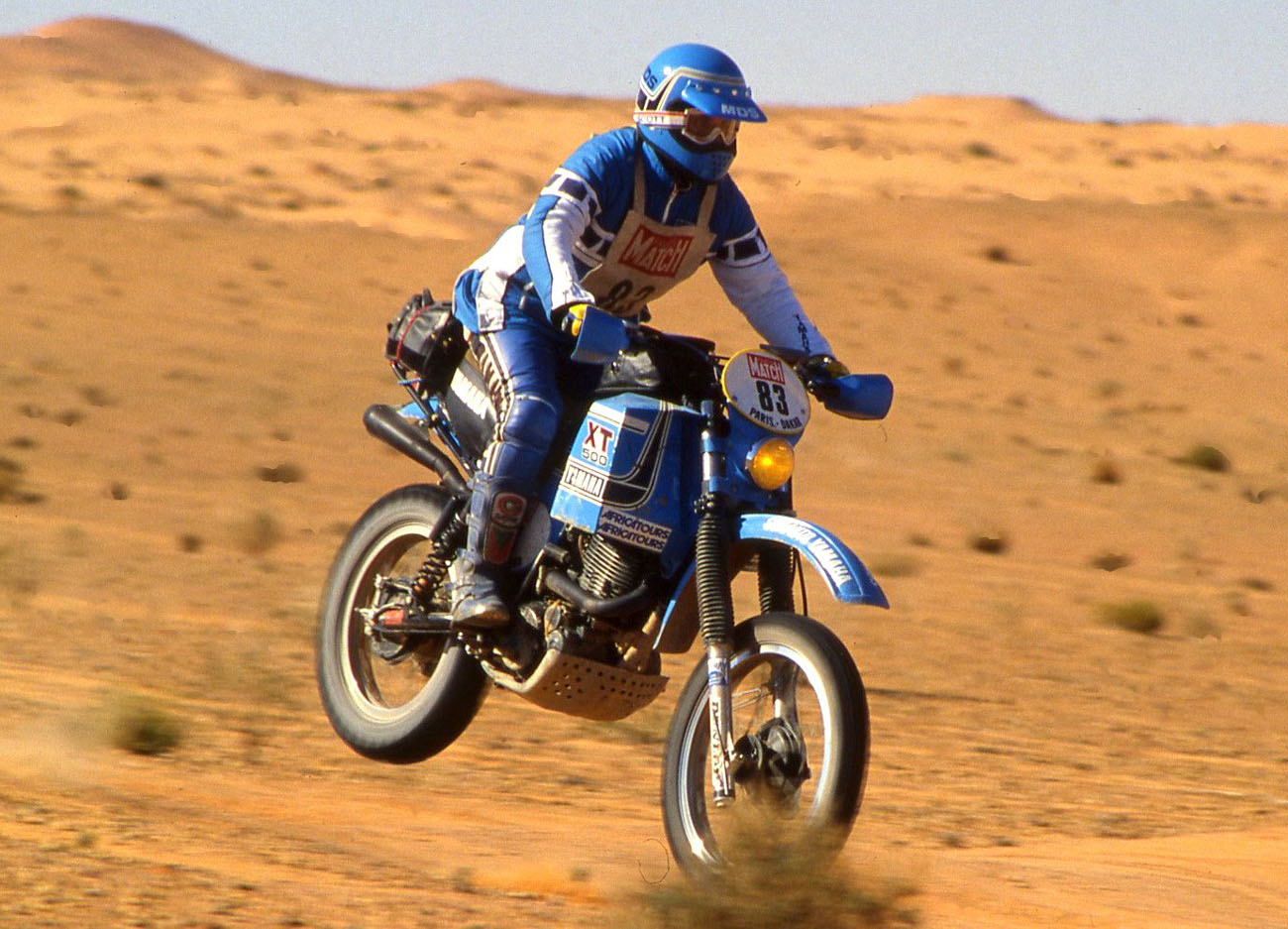 , Piloto Yamaha XT 500 Dakar