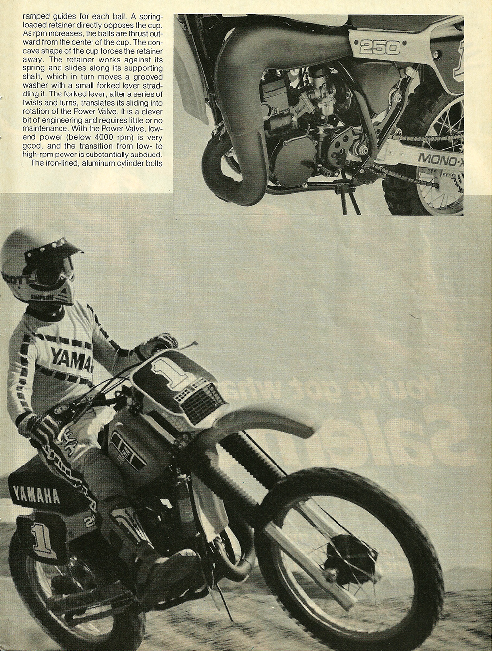 , 1982 Yamaha YZ 250