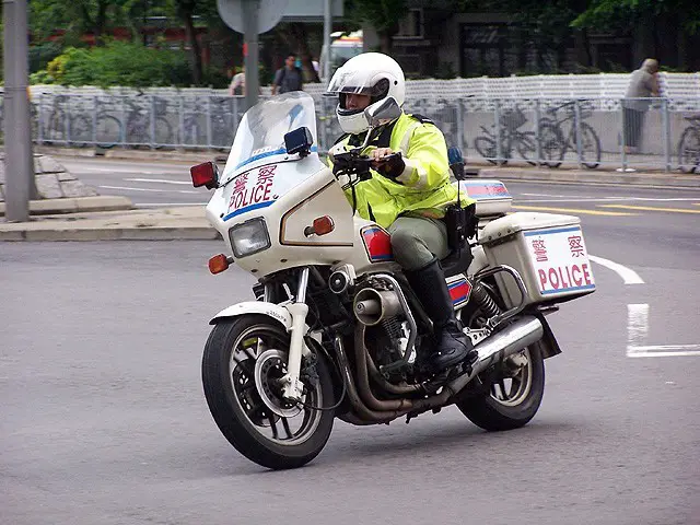 , Policía Honda CBX 750P