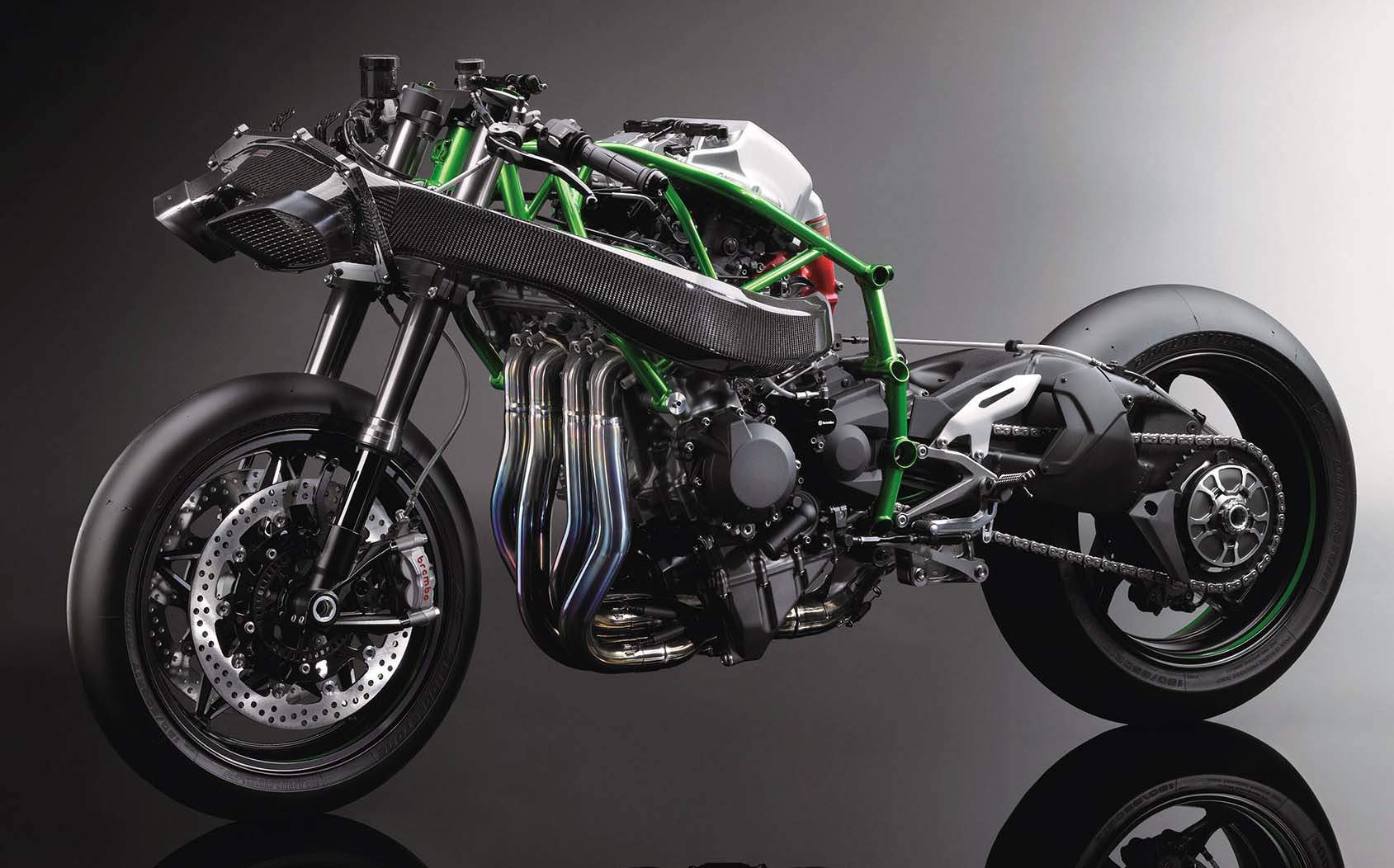 Kawasaki Ninja H2 Cafe Racer Extreme de Gannet Design's