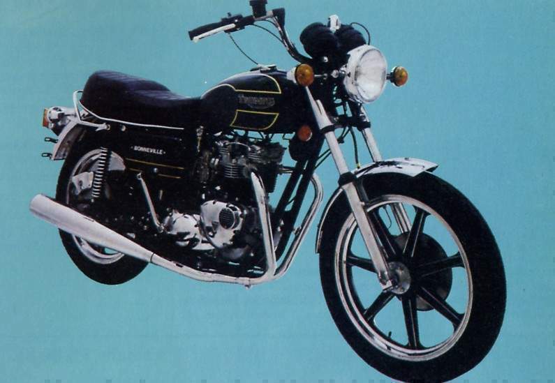 , 1981 Bonneville victoria 750 T140E edición final